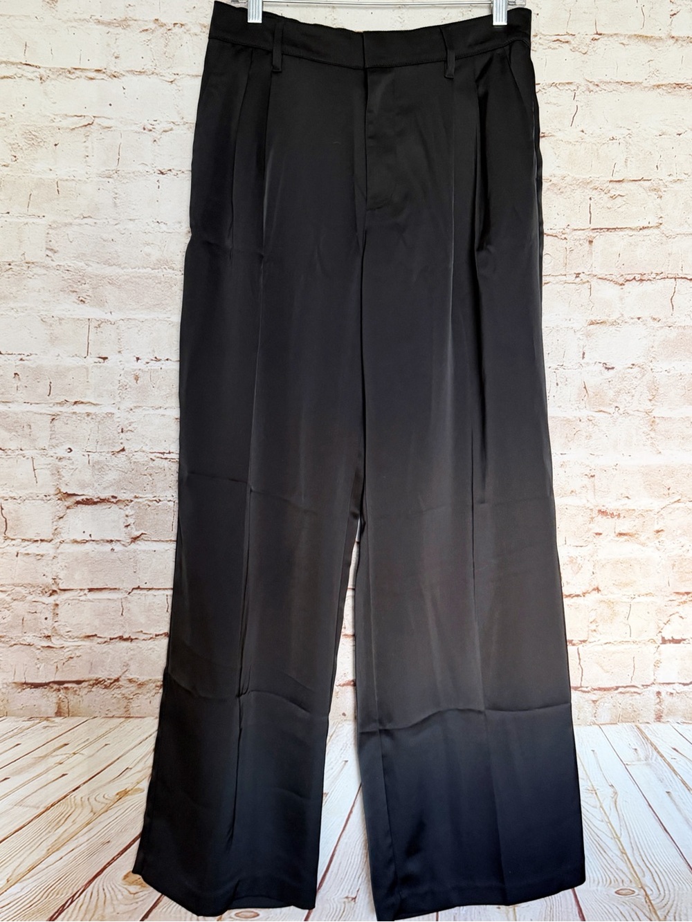 Gap easy trouser satin pants wide leg